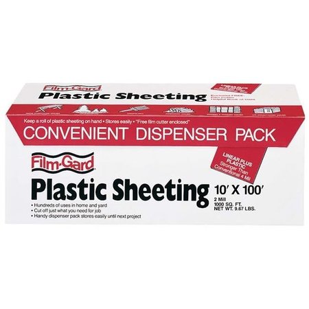 POLY-AMERICA Poly-america 10in. X 100 2 ML Clear Plastic Sheeting  RS210-100C 73257101004